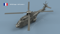 AS-532 Cougar - ALAT version 1 - 3D printing (2 helicopters) - Image 1