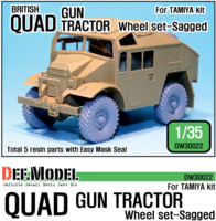 UK Quad gun truck wheel set (for Tamiya 1/35) - Image 1