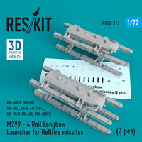 M299 - 4 Rail Longbow Launcher for Hellfire missiles (2 pcs) (AH-64D/E, UH-60L, OH-58D, AH-6, AH-1W/Z, UH-1N/Y, HH-60H, MH-60R/S) - Image 1