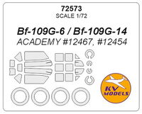 Bf-109G-6 / G-14(ACADEMY) + wheels masks