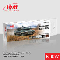 3073 Acrylic Paint Set for AFU Leopard Tanks