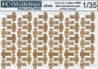 5 in 1 ration boxes, US army WWII - Image 1